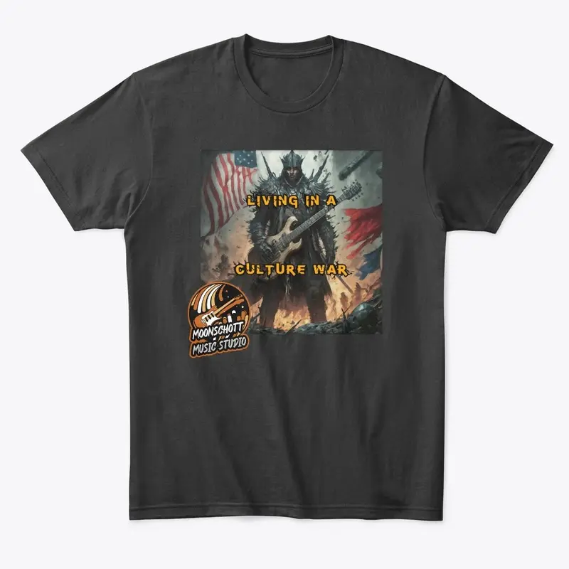 Living in a Culture War American Flag T2