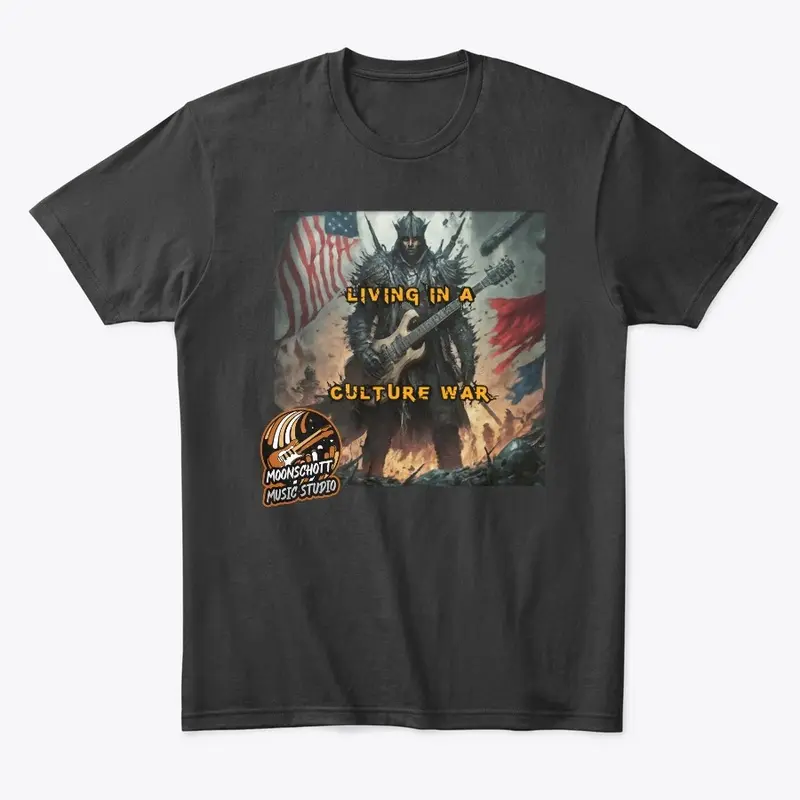 Living in a Culture War American Flag T1